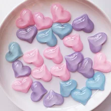 10 шт звезда сердце форма плоская задняя Смола амулеты мозаичная плитка материалы для рукоделия настенная плитка наклейки украшение дома сделай сам Скрапбукинг