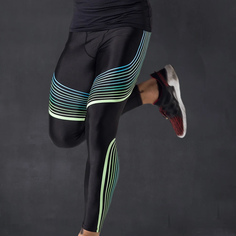 

Jogging Running Quick-Drying Streamer Pants Sports Training Tight Elastic Basketball Leggings Gym Comprehensive Training Suit