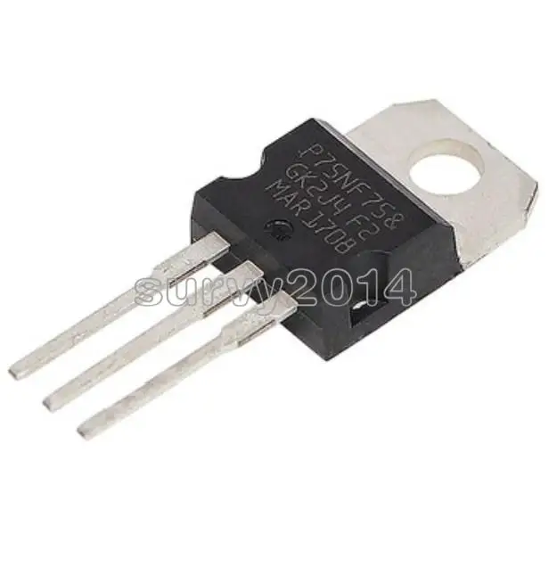 10 шт. STP75NF75 P75NF75 до-220 TO220 75NF75 MOS FE