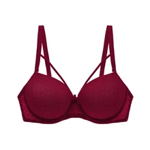 Бюстгальтер, новинка, топ, сексуальное нижнее белье, хлопок, пуш-ап, Бюстгальтер, чашка 3/4, Брендовое кружевное нижнее белье, BH, женский бюстгальтер с глубоким v-образным вырезом, черный, белый, A B, бюстгальтеры