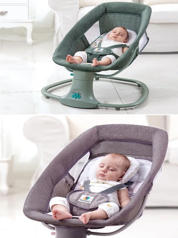Chaise berçante électrique bébé nouveau-nés lit berceau lit chaise confort  enfant chaise inclinable pour bébé 0-3 ans - AliExpress