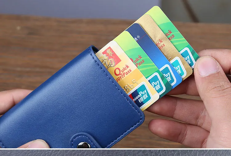 Чехол-Кошелек RFID для карт, Подарочная коробка, чехол для кредитной карты, чехол для карт, Подарочный логотип, настраиваемый, Напечатанные Слова