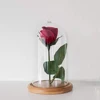 Clear Glass Jar Dome Cover Decorative Clear Glass Dome Cloche Bell Cover Fresh Flower Glass Cover for Wedding Party Valentine 3