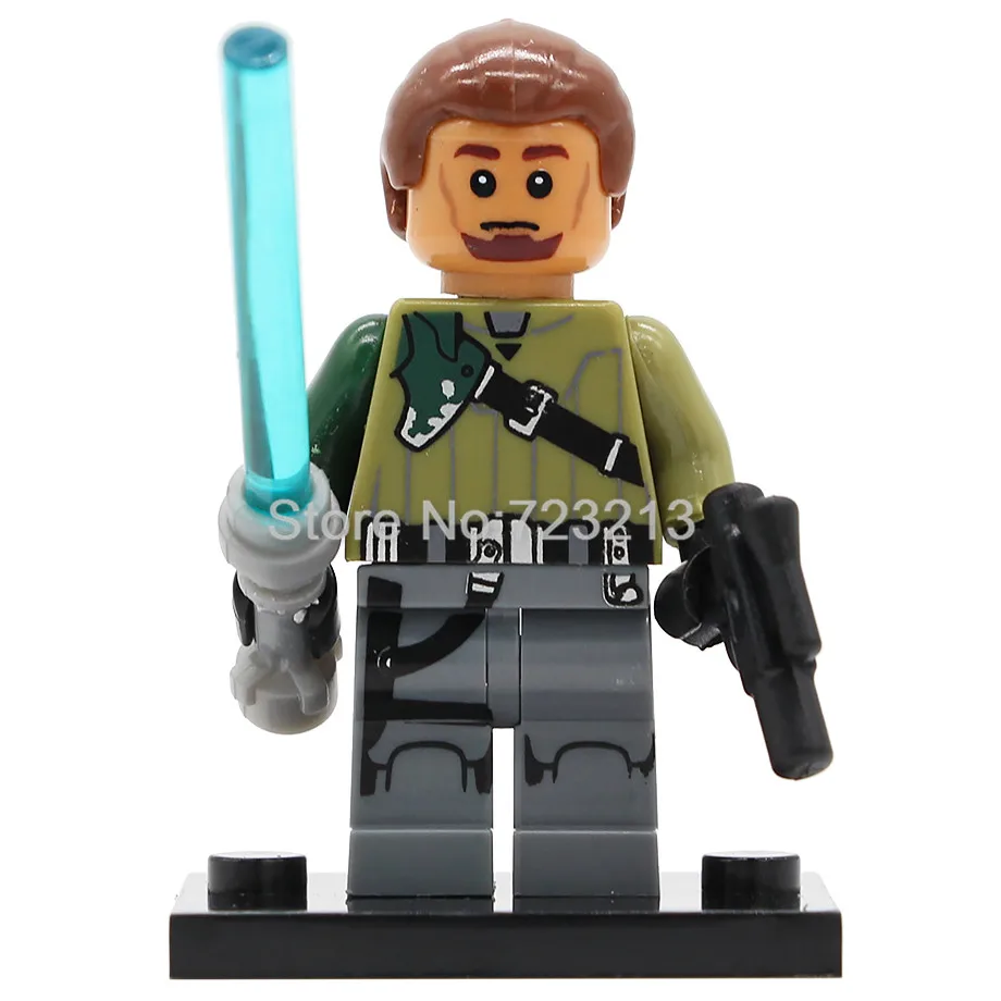Звездные войны, 20 штук, та же фигурка, Dengar Paploo Hera Syndulla Kanan, Bodhi, Rook, Sith Lord, строительные блоки, модель игрушки - Цвет: Kanan Jarrus