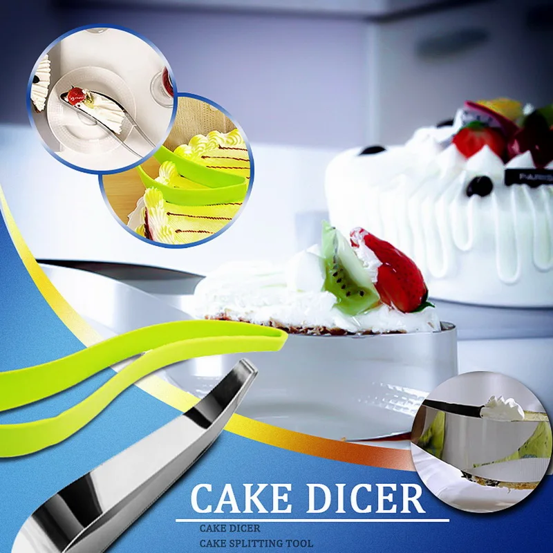 Creative Stainless Steel Cake Pie Slicer Server Cutters Knife Cookie Fondant Dessert Tools Kitchen Accessories | Дом и сад