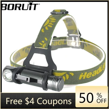 

Powerful 8000LM XPL V5 LED Headlamp 3-Mode Waterproof Headlight Camping Hunting Head Torch by 18650 Battery Flashlight