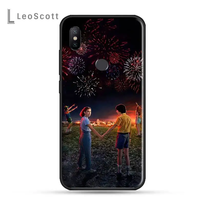 xiaomi leather case custom STRANGER THING Phone Case For Xiaomi Redmi 7 8 9t a3 9se k20 mi8 max3 lite 9 note 9s 10 pro xiaomi leather case cosmos blue