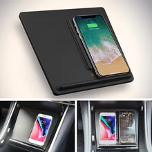 

15W Wireless Charger Mobile Phone Anti-Slip Charging Pad Dual USB Port Fit for Tesla Model 3/Y