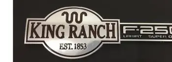 

NEW EMBLEM ABS F250 KING RANCH F250 1-pcs