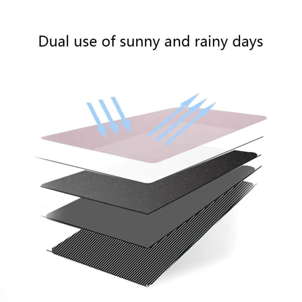 Ultra Light Mini Umbrella Pocket Umbrella Sunshade Umbrella Sunscreen Capsule Black Plastic Folding Umbrella