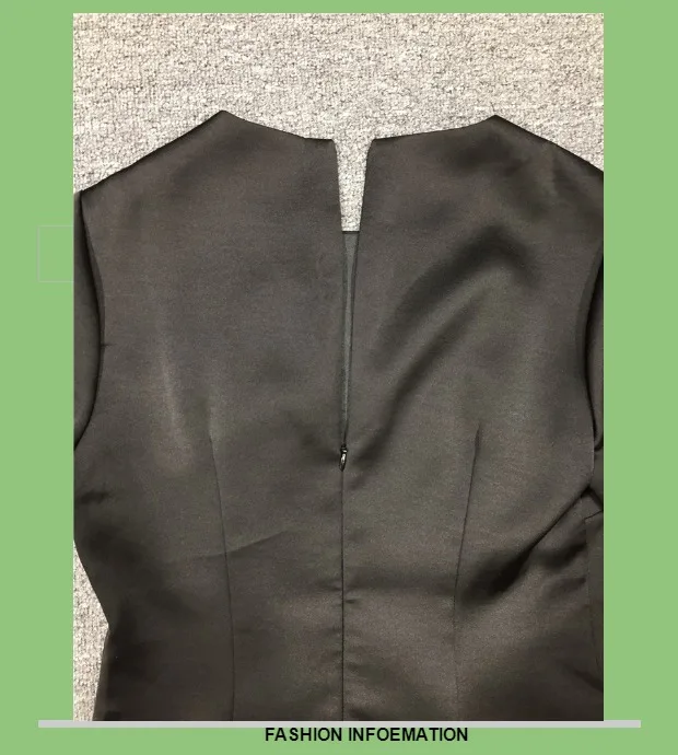 Nova Moda Pista Vestido черное платье ретро рукав семь четвертей Lindo Диамант Carta das Mulheres sequin Vestido винтажное