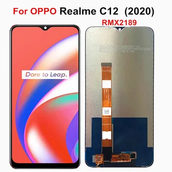 

6.5 inch Black For Oppo Realme C12 2020 RMX2189 LCD DIsplay Touch Screen Digitizer Assembly for Realme C12 lcd