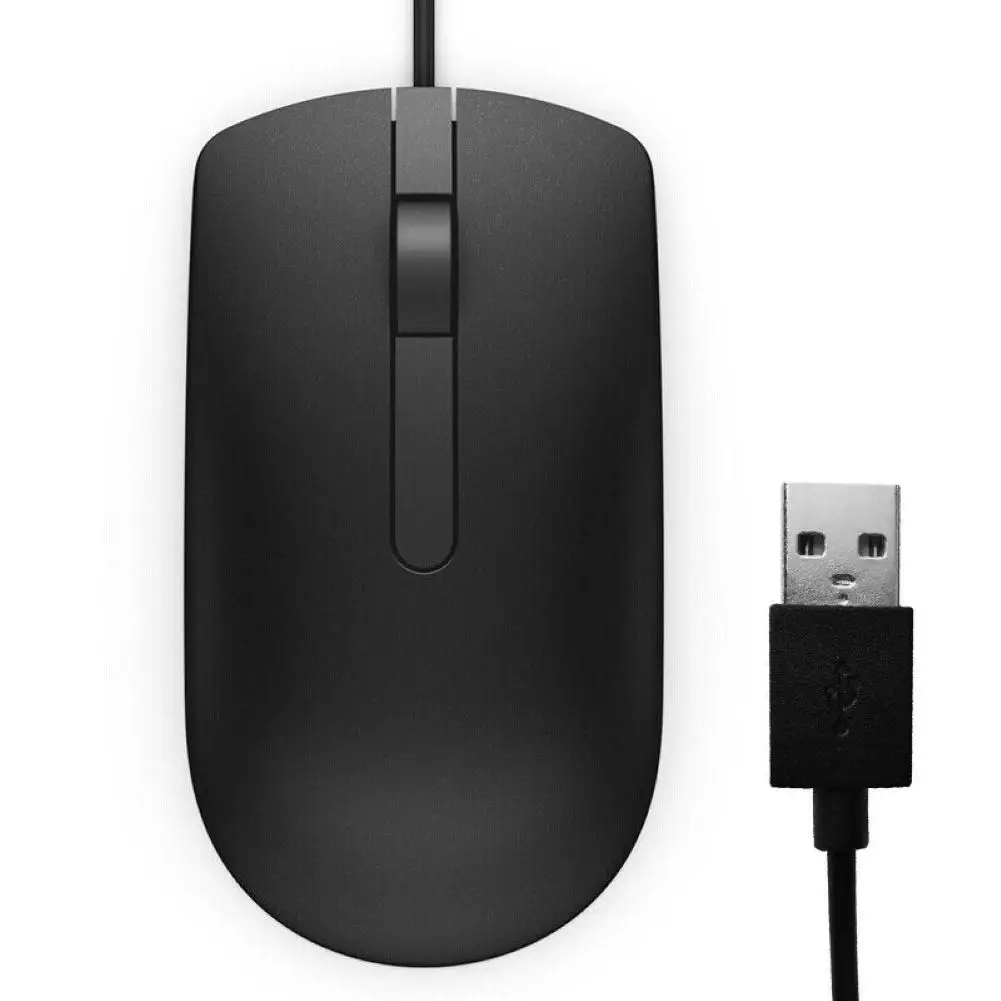Проводная мышь 1000DPI портативная игровая Регулируемый USB приемник оптическая