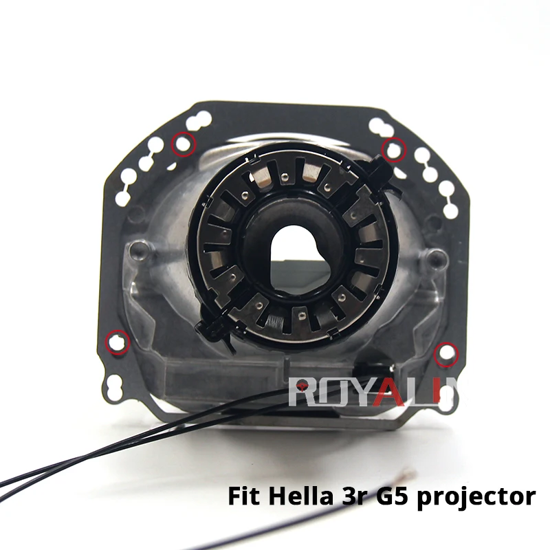 ROYALIN фары автомобиля линзы адаптер рамка для Hella 2 3R G5 E55 Bosch E46-R проектор биксеноновые фары