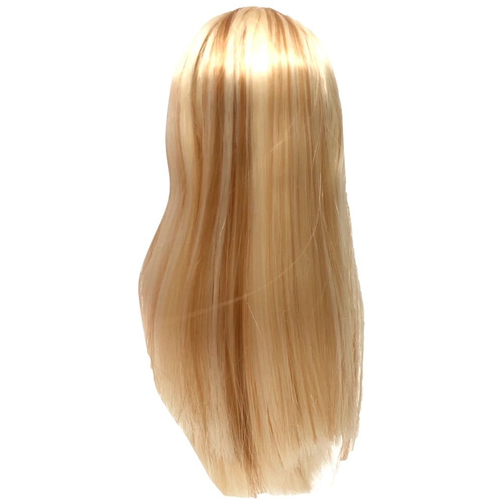 NK One Pcs Doll Head With Long Hair For Barbie Doll Accessories Best DIY Gift For Girls' Doll 012A 9X