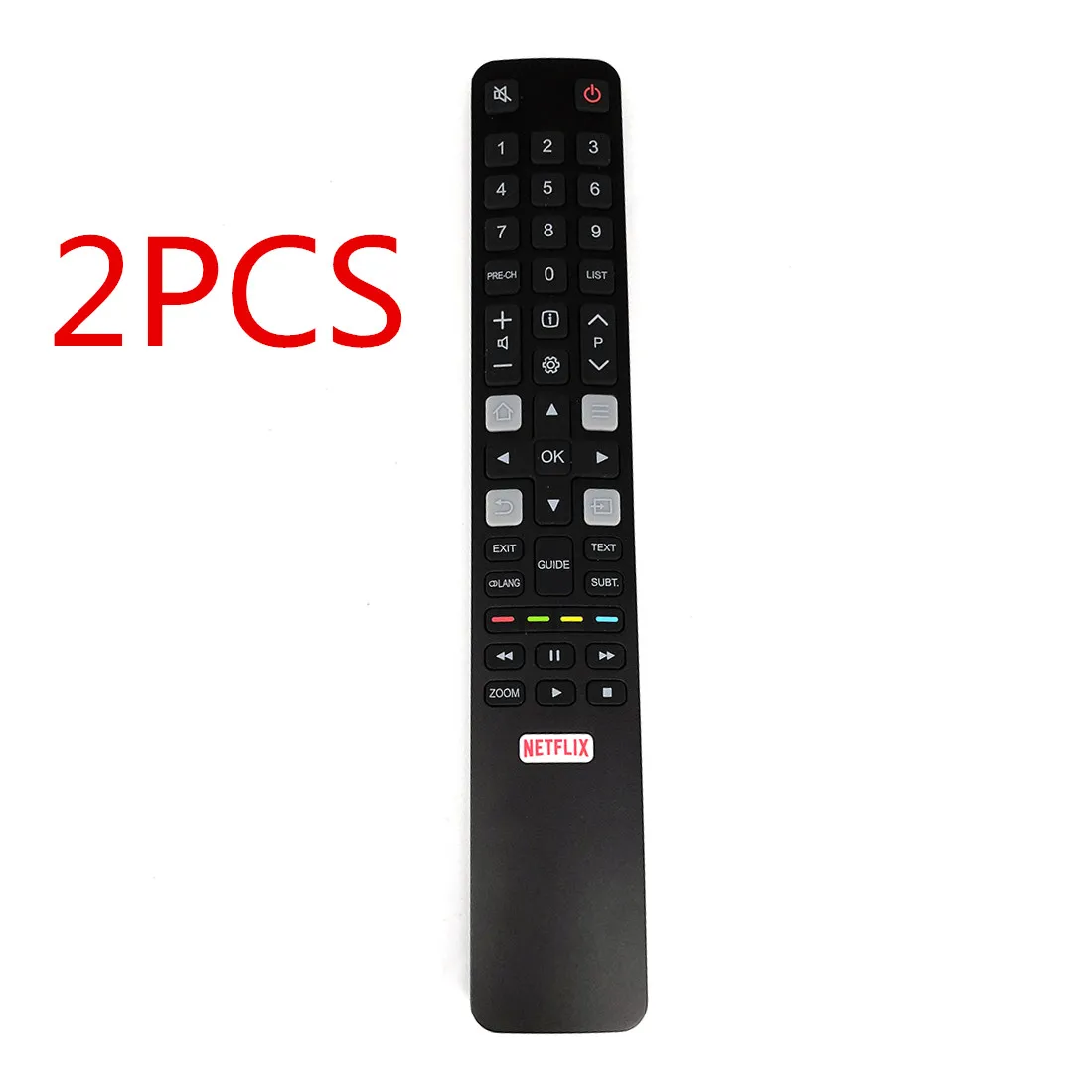 

Оригинальный пульт дистанционного управления RC802N YUI2 для TCL TV 32S6000S 40S6000FS 43S6000FS U55P6006 U65P6006 U49P6006 U43P6006 U65S9906, 2 шт.