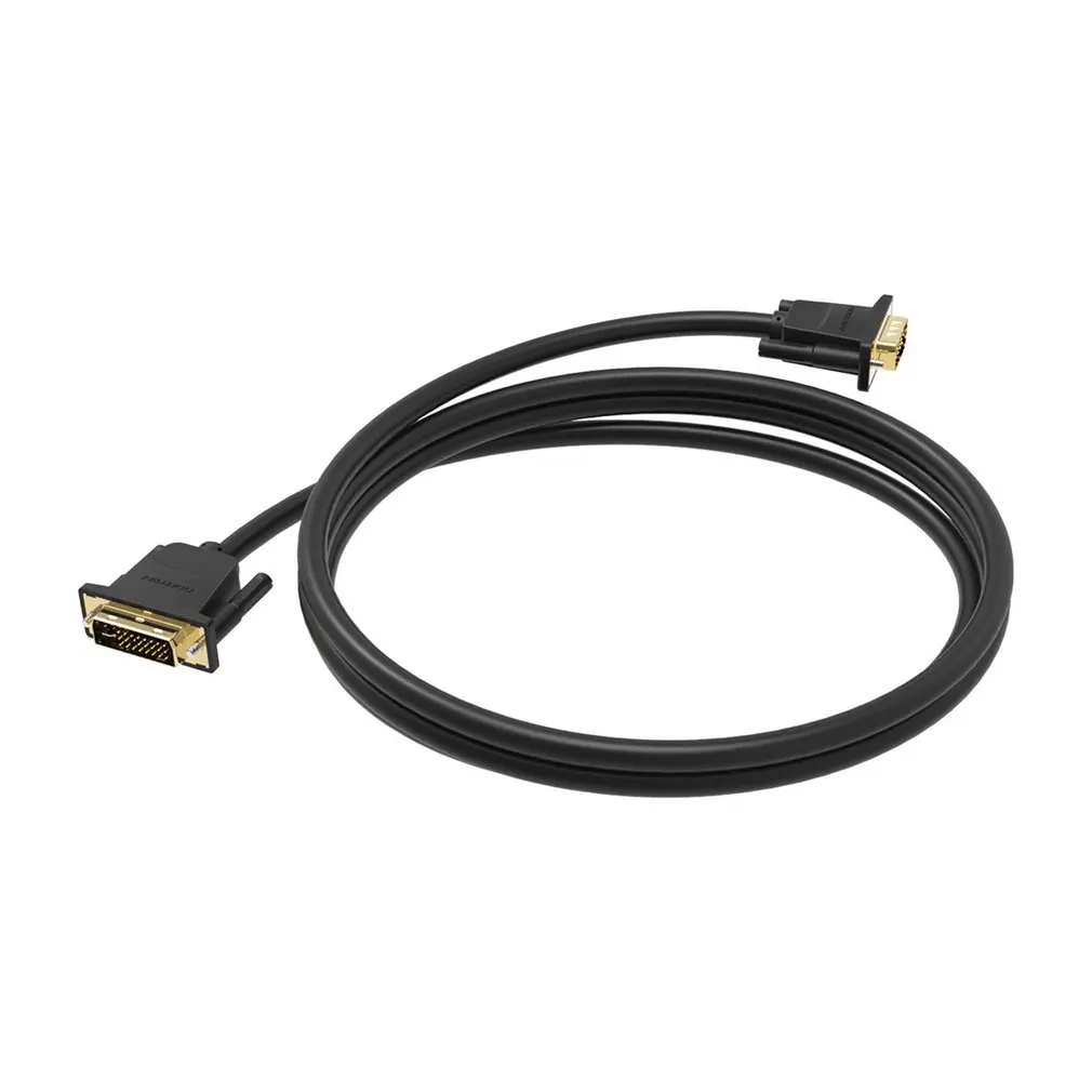Vention DVI-VGA кабель DVI 24+ 5 Pin папа-папа 1080P HD видео кабель адаптер высокоскоростной DVI кабель для монитора проектора