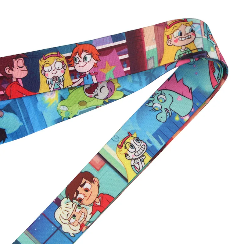 PC230 звезда бабочка брелок Lanyards держатель удостоверения личности ID карты пройти тренажерный зал мобильный телефон USB бейдж держатель ключевой ремень