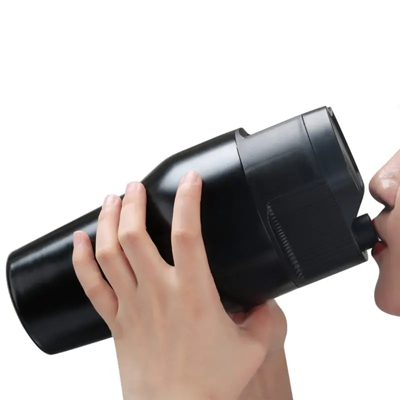 500Ml Mini Electric Coffee Maker Auto Usb Coffee Cafe Filter Coffee Machine Extraction Quick Brewing Coffee (Black)