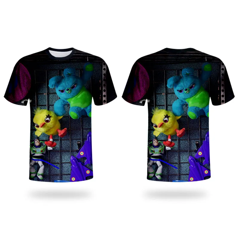 WHOSONG 3D Tshirt popular movie TOY STORY 4 funny cartoon children's clothing - Цвет: T00205