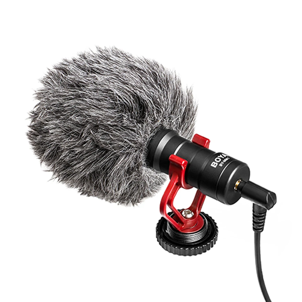 BY-MM1 Microphone BOYA Cardioid компактный универсальный телефонный микрофон для смартфона DSLR камера видеокамера аудио рекордер ПК аудио видео запись - Цвет: BY-MM1 Microphone