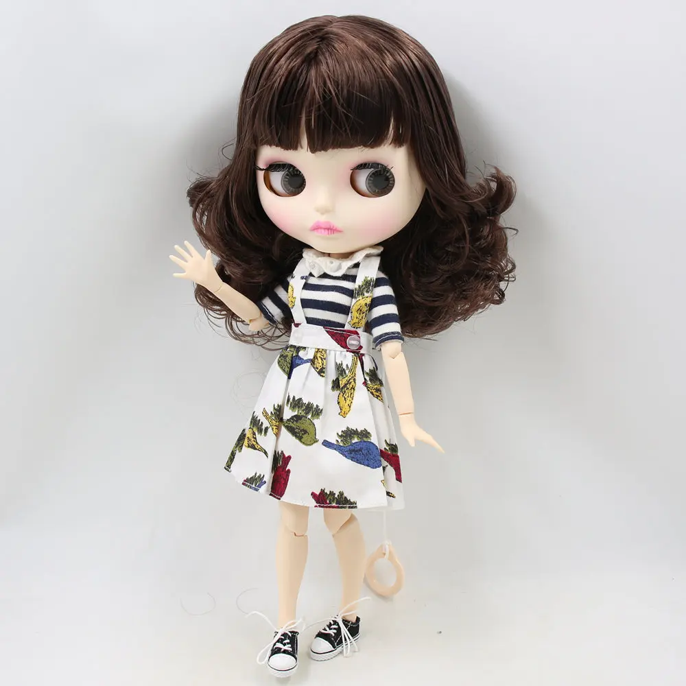 Blyth Doll Carved lips Matte face Joint body 1/6 bjd ob24 anime girl ICY DBS