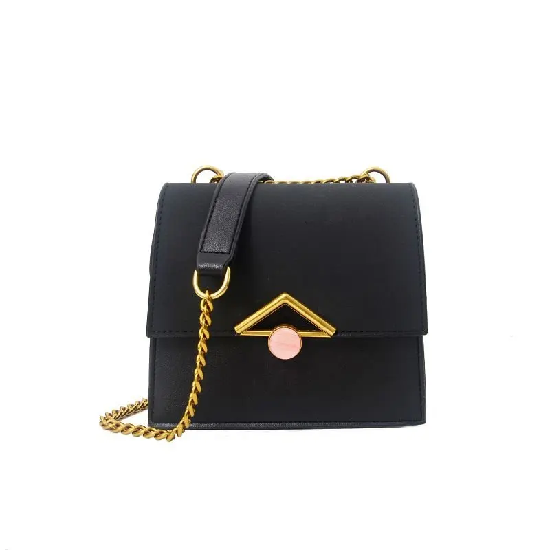 

2020 Designer design high-end luxury sweet lady pure color crossbody bag for lady