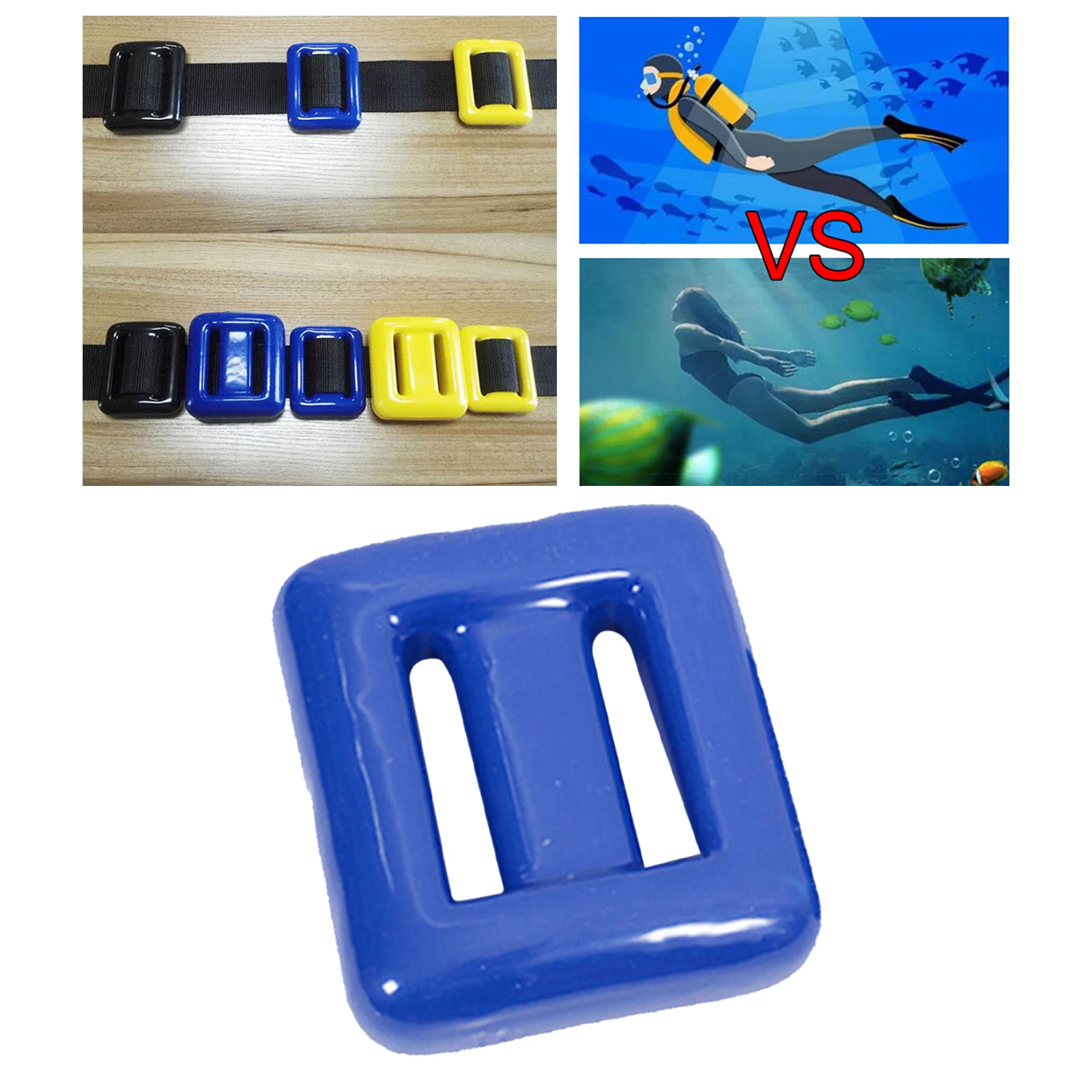 500g/pc Scuba Lead Weights Rubber Coated Counterweight Snorkeling Swimming Sport Equipment