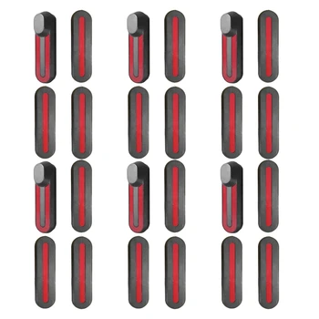 

24Pcs/ 6Set for Xiaomi M365 Electric Smart Scooter Wheel Hubs Cap Protective Shell Case with Sticker Decals