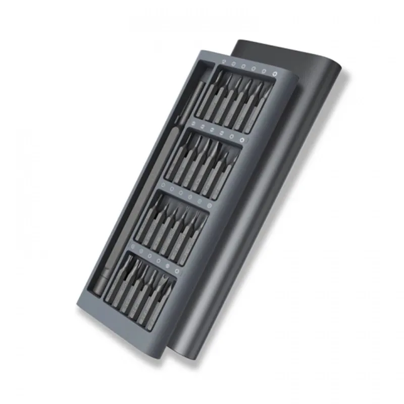 DIY Tool Kit Xiaomi Daily Use Screwdriver Manual Kit 24 Precision Magnetic Bits Aluminum Box