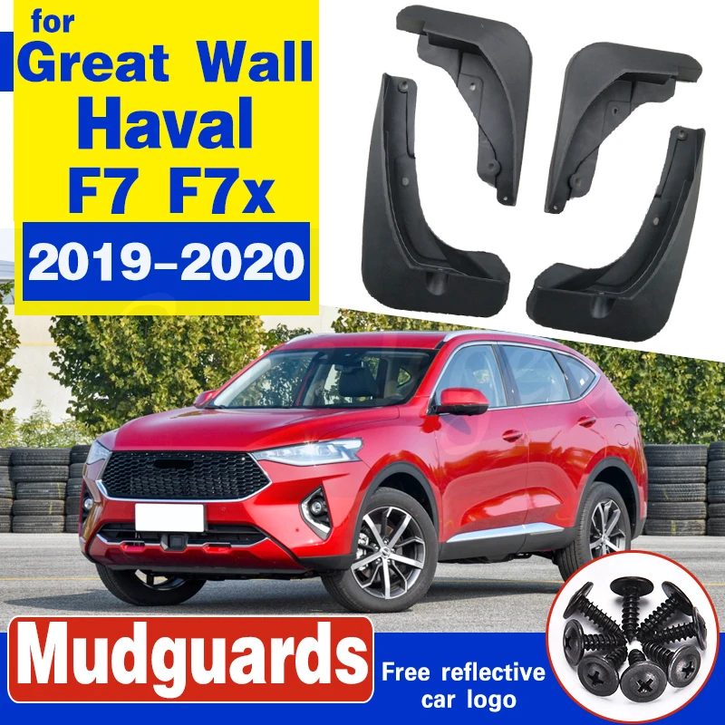 Car Mud Flaps For Great Wall Haval F7 F7x 2019 2020 Mudguards Splash Guards Fender Mudflaps Accessories | Автомобили и мотоциклы