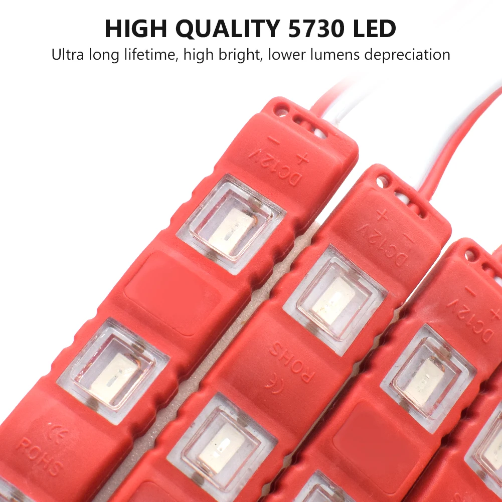 Супер яркий 60 светодиодов 43 Вт Dc 12 В Smd 5730 СВЕТОДИОДНЫЙ модуль освещения Ip65