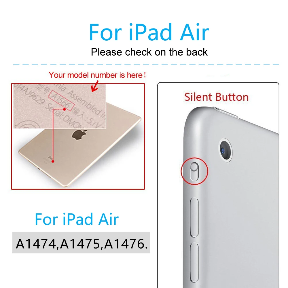Для iPad Pro 9,7 чехол, чехол с откидной крышкой Aiyopeen Smart Cover для iPad Pro 9,7 дюйма A1673/A1674/A1675