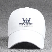 Повседневная хлопковая бейсбольная кепка Disquared за волшебной наклейкой и может быть правильно отрегулирована по размеру(унисекс