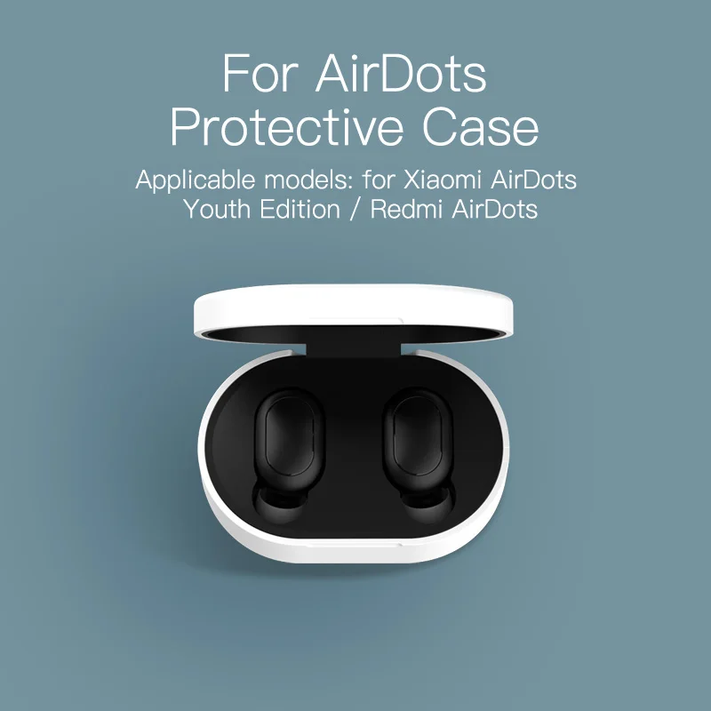 Чехол для наушников KUULAA чехол Redmi AirDots силиконовый защитный Xiaomi Mi Air Dots аксессуары