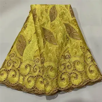 

2020 Latest African Lace High Quality African French net Tulle Lace Fabric with Stones embroidery For African Wedding JAUN