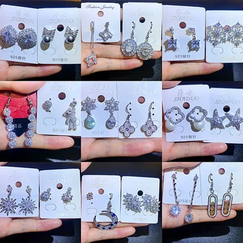 

30 Pairs/lot simple cute women jewelry earrings wholesale 201107-110