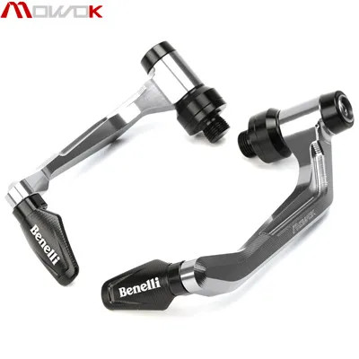Для Benelli leoncino 500 250 TNT 125 300 600 BN 600i 302 рукоятки для руля+ тормозные рычаги сцепления защита - Цвет: BENELLI Titanium