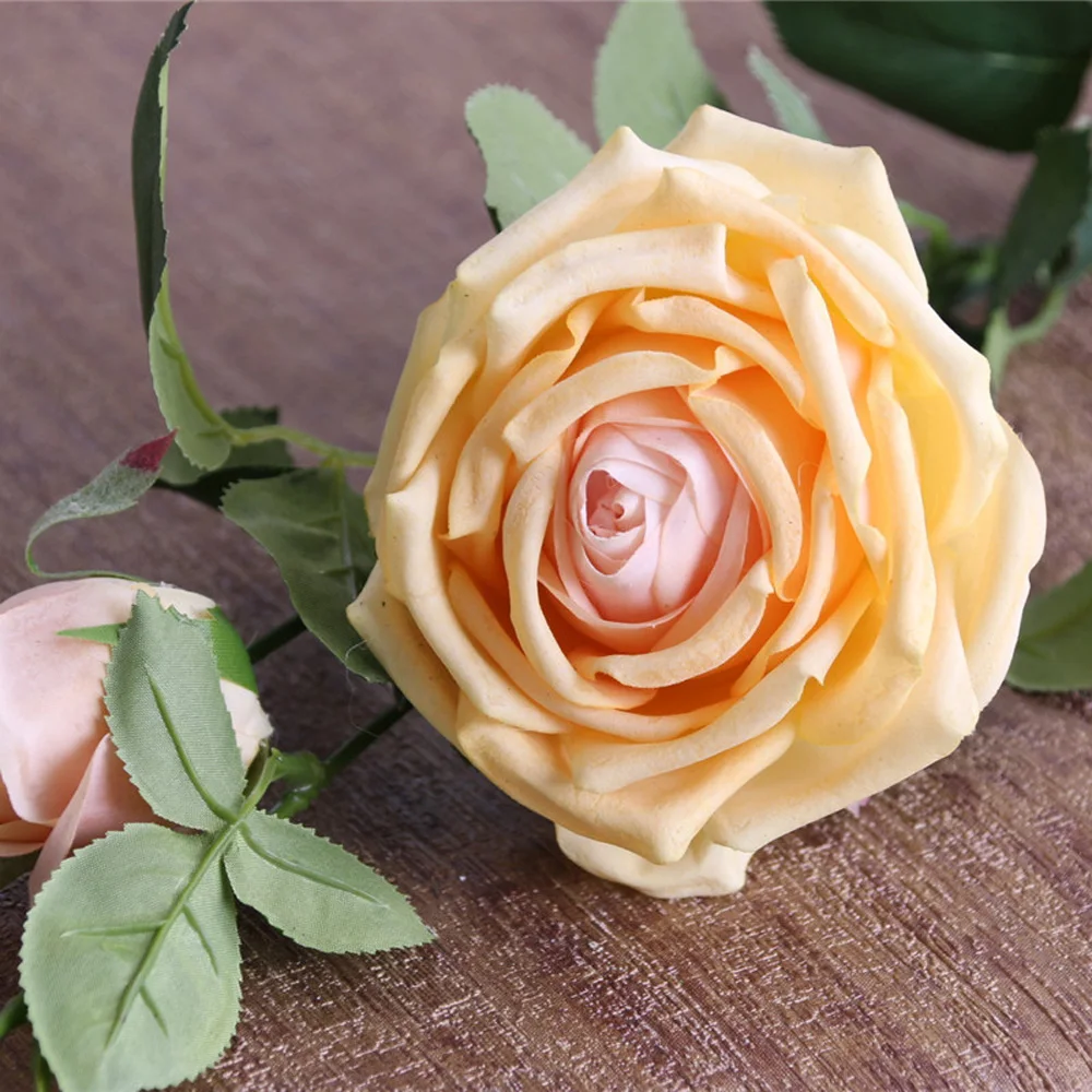 real touch latex rose flowers for wedding bouquet party home