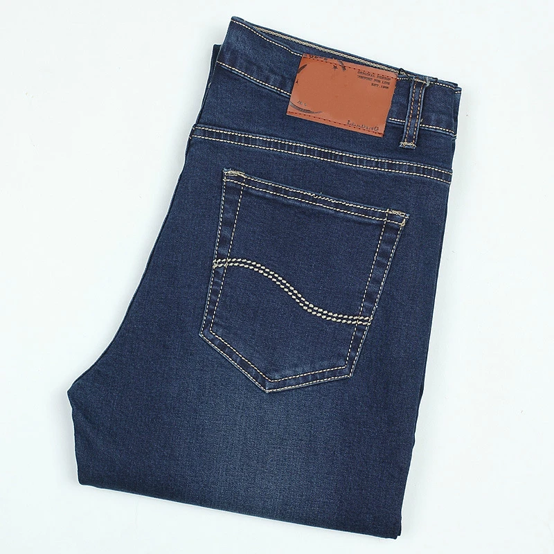 120 Cm Long Jeans Mens Spring Autumn Denim Pants Man Business Casual Jeans Male Long Denim Pants High Quality Men Jeans Pants 5
