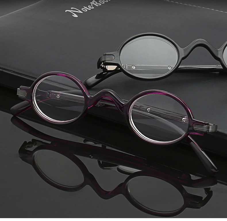 Small Oval Reading Glasses Men Women Retro Round Hyperopia Presbyopia Eyewear Glasses with Diopter+1.0 1.5 2.0 2.5 3.0 3.5 4.0