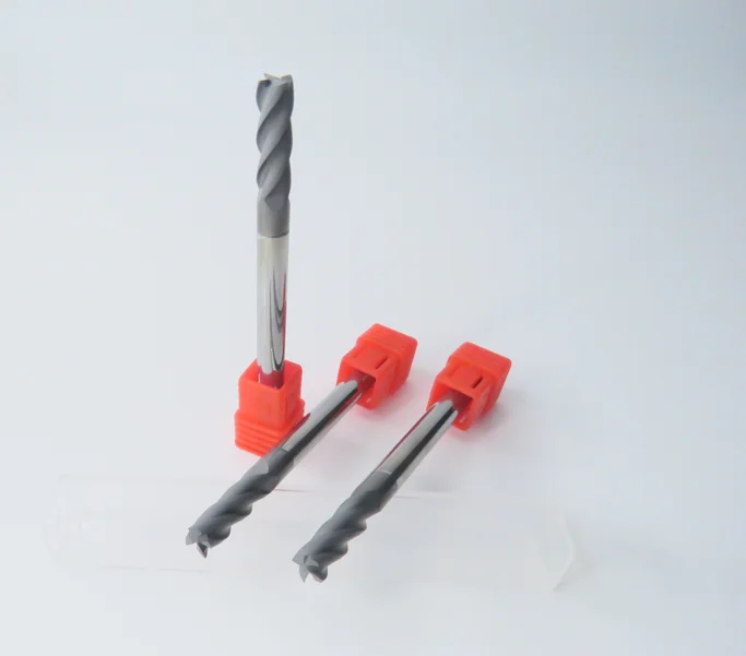 high speed CVD diamond coating end milling cutter for graphite electrode