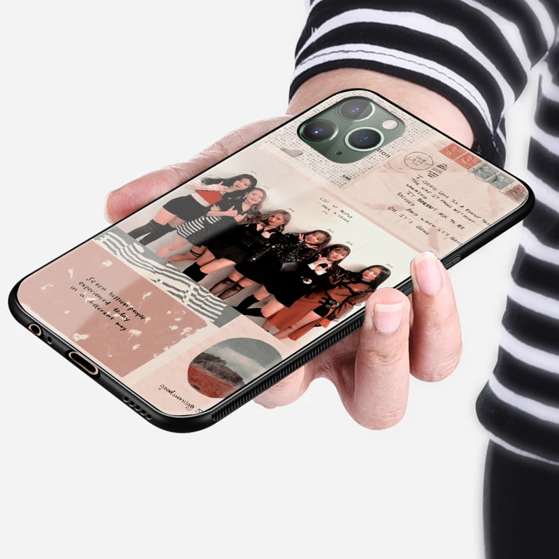 G) I-DLE Girl group kpop мягкий силиконовый стеклянный чехол для телефона, чехол для Apple iPhone 6 6s 7 8 Plus X XR XS 11 Pro MAX