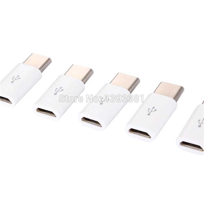 100 шт Белый micro usb кабель Женский до 8Pin мужской 30pin до 8pin 8 pin/micro usb до usb 3,1 type C адаптер разъем