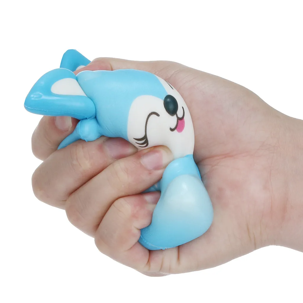 Игрушка Squishies Fox медленно поднимающийся крем Kawaii ароматизированный облегчение стресса милые животные медленно поднимающийся ароматизированный подарок на день детей сжимающая игрушка