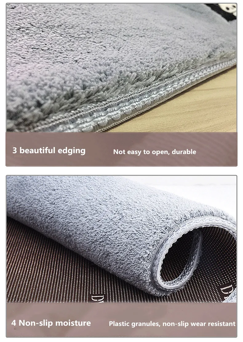 bed table and bath soft carpet (2)