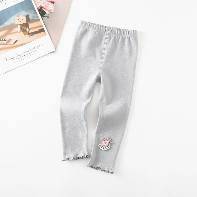 2-6T Girls Leggings Cartoon Pattern Princess Legging Trousers Skinny Pants For Baby Girls Spring Autumn Children Pants