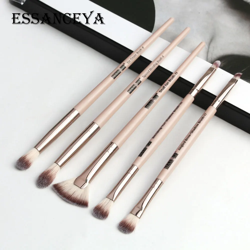 ESSANCEYA 3/5/6 набор кистей для макияжа, подводка для глаз, для бровей и ресниц Кисть для растушевки теней кисти для макияжа Кисти инструменты для смешивания теней для век, Новинка