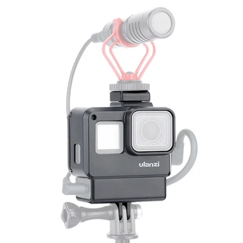 

Camera Parts Dustproof Sports Camcorder Vlogging Home Durable Protective Case Cover Accessories Cold Shoe Extend Microphone Port