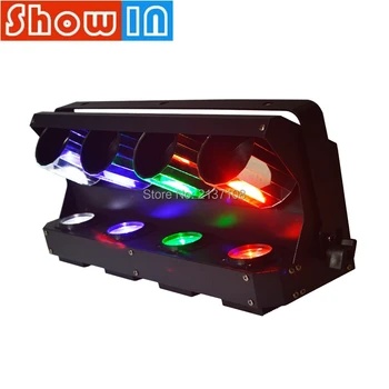 

4*100W RGBW LED Roller Scan Light DMX Luces Iluminacao DJ Disco Party Pro Sound Stage Effect Lighting Equipment Laser Projector